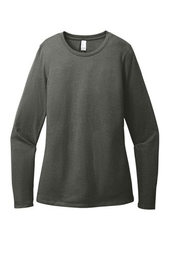 LADIES District Perfect Blend CVC Long Sleeve Tee - DT110 image thumbnail