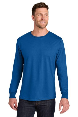 UNISEX Jerzees Ultimate Ring Spun Long Sleeve Tee - IC46L image thumbnail