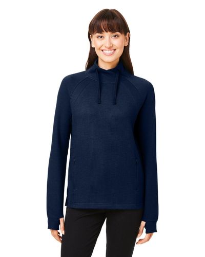 LADIES North End Rhythm Waffle Pullover - NE200W image thumbnail