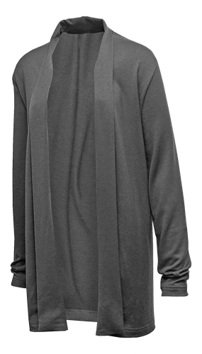 LADIES BAW Open Front Cardigan - LC130_LS image thumbnail