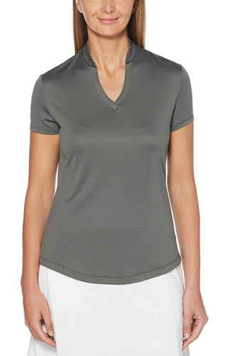 LADIES Callaway Fine Line Stripe Polo - CGW703 image thumbnail