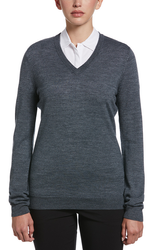 Image of LADIES Callaway V-Neck Merino Sweater - CGW789