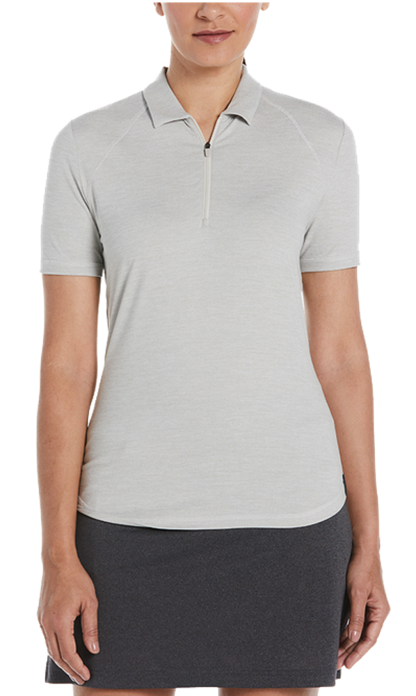 LADIES Perry Ellis Double Knit Polo - PEW122 primary image