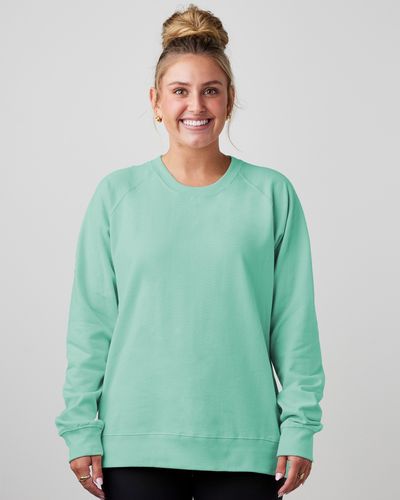 LADIES Enza Midweight PFC Crew - EZ325_front image thumbnail
