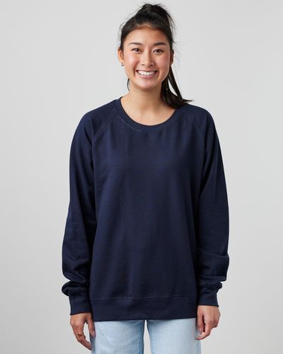 LADIES Enza Midweight PFC Crew - EZ325_front image thumbnail