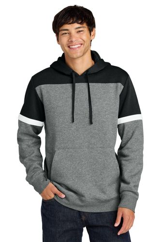 UNISEX Sport-Tek Drive Fleece Colorblock Hoodie - STF205_front image thumbnail