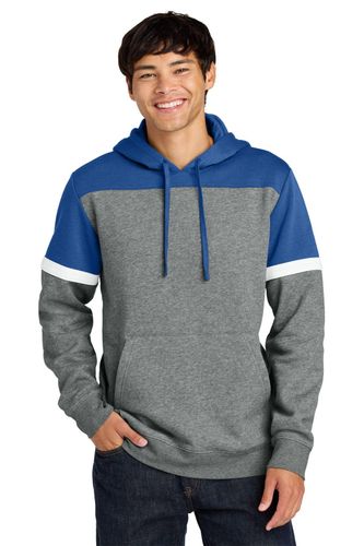 UNISEX Sport-Tek Drive Fleece Colorblock Hoodie - STF205_front image thumbnail