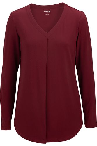 LADIES Edwards Soft Pleated Blouse - 5097 image thumbnail