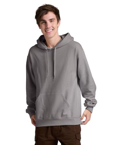 UNISEX Jerzees Ultimate CVC Ring-Spun Hoodie - IC49MR_Front image thumbnail