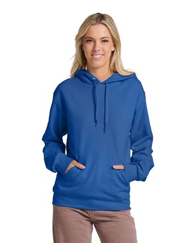 UNISEX Jerzees Ultimate CVC Ring-Spun Hoodie - IC49MR_Front image thumbnail