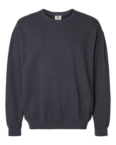 UNISEX Comfort Colors Garment-Dyed Lightweight Fleece Crewneck Sweatshirt - 1466_Front image thumbnail