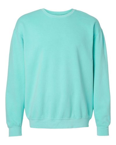 UNISEX Comfort Colors Garment-Dyed Lightweight Fleece Crewneck Sweatshirt - 1466_Front image thumbnail