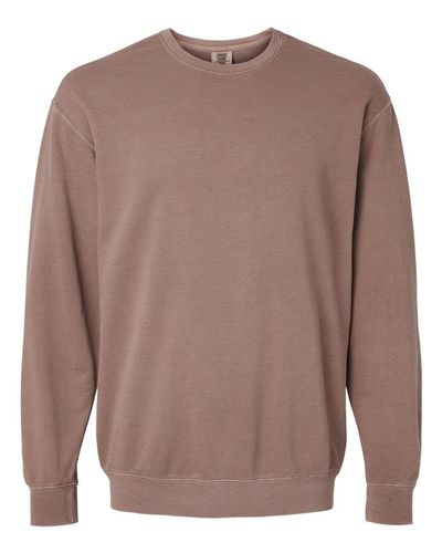 UNISEX Comfort Colors Garment-Dyed Lightweight Fleece Crewneck Sweatshirt - 1466_Front image thumbnail