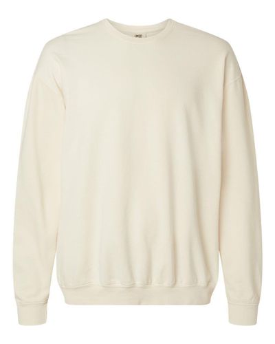 UNISEX Comfort Colors Garment-Dyed Lightweight Fleece Crewneck Sweatshirt - 1466_Front image thumbnail