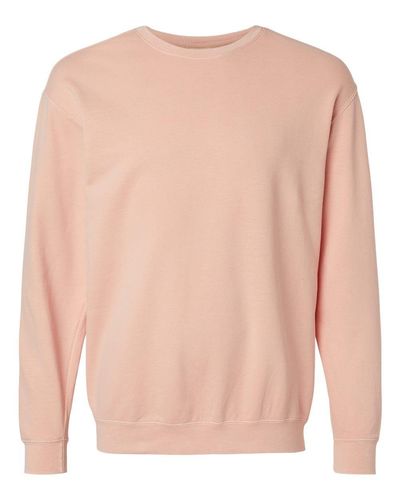 UNISEX Comfort Colors Garment-Dyed Lightweight Fleece Crewneck Sweatshirt - 1466_Front image thumbnail