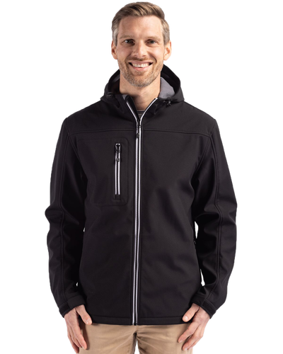 MEN'S Clique Telemark Eco Stretch Softshell Hooded Jacket - MQO00075 image thumbnail