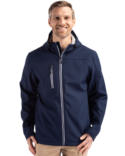 MEN'S Clique Telemark Eco Stretch Softshell Hooded Jacket - MQO00075 image thumbnail