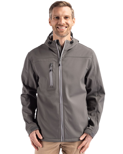 MEN'S Clique Telemark Eco Stretch Softshell Hooded Jacket - MQO00075 image thumbnail