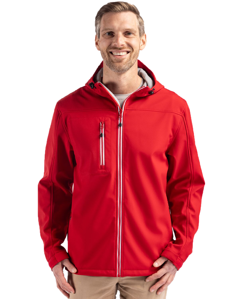 MEN'S Clique Telemark Eco Stretch Softshell Hooded Jacket - MQO00075 primary image