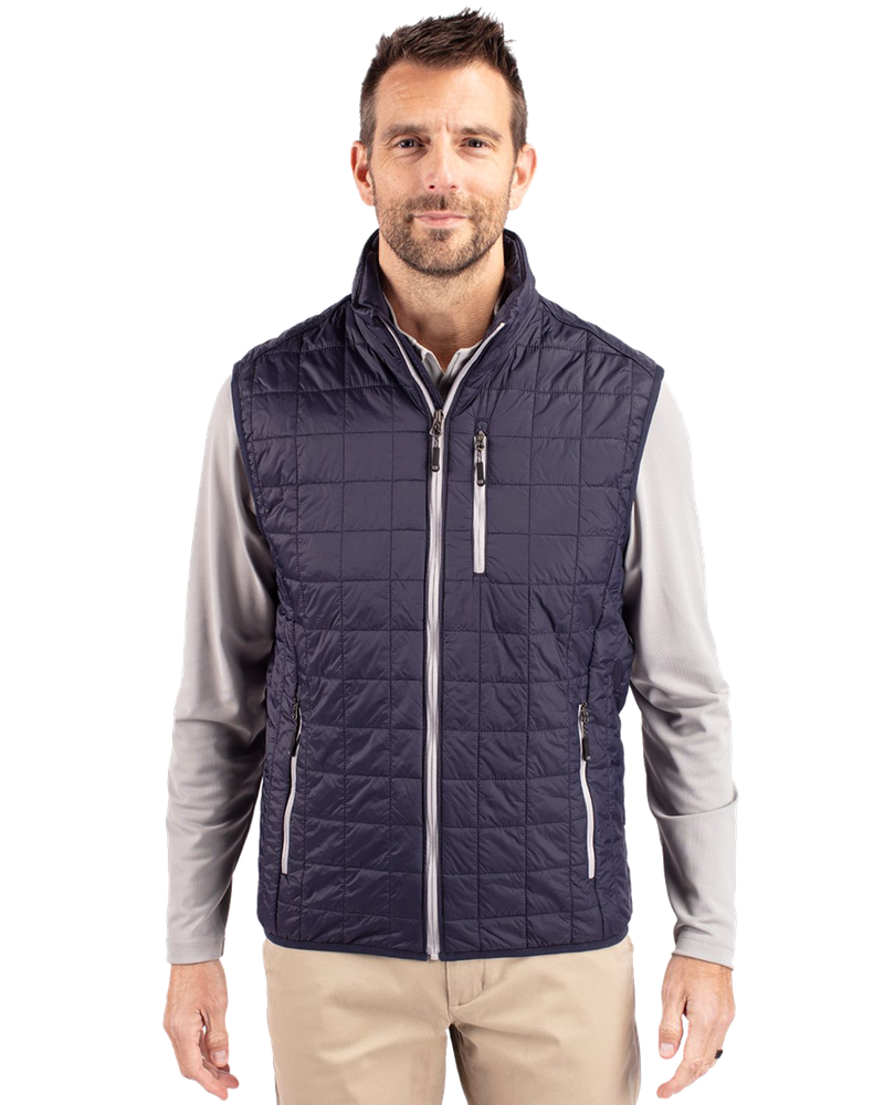 MEN'S BIG & TALL Cutter & Buck Rainier PrimaLoft® Eco Insulated Puffer Vest - BCO00019 primary image