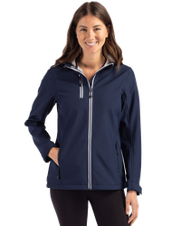 Image of LADIES Clique Telemark Eco Stretch Softshell Hooded Jacket - LQO00061