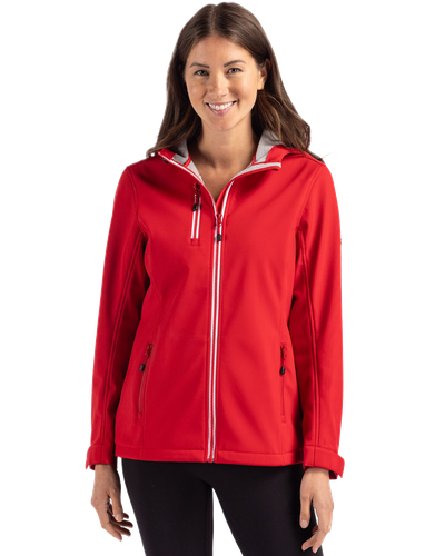 LADIES Clique Telemark Eco Stretch Softshell Hooded Jacket - LQO00061 image thumbnail