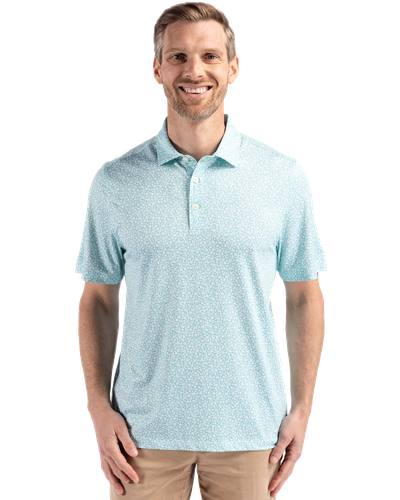 MEN'S Cutter & Buck Pike Eco Flora Print Recycled Polo - MCK01344 image thumbnail