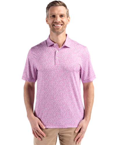 MEN'S Cutter & Buck Pike Eco Flora Print Recycled Polo - MCK01344 image thumbnail