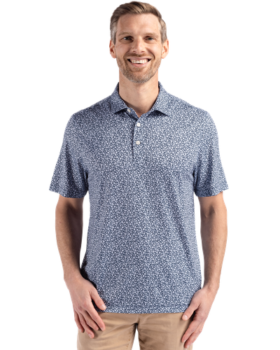 MEN'S Cutter & Buck Pike Eco Flora Print Recycled Polo - MCK01344 image thumbnail
