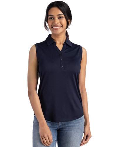 LADIES Cutter & Buck Forge Eco Stretch Recycled Sleeveless Polo - LCK00197 image thumbnail