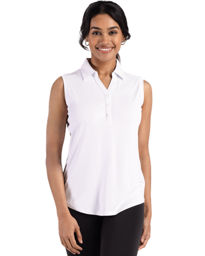 LADIES Cutter & Buck Forge Eco Stretch Recycled Sleeveless Polo - LCK00197 image thumbnail