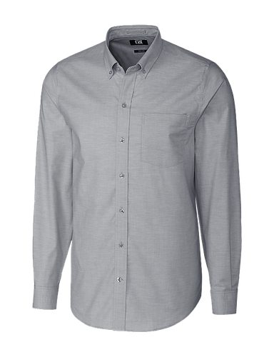 MEN'S BIG & TALL Cutter & Buck Stretch Oxford Long Sleeve Dress Shirt - BCW00138_RC image thumbnail