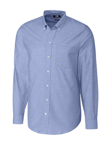 MEN'S BIG & TALL Cutter & Buck Stretch Oxford Long Sleeve Dress Shirt - BCW00138_RC image thumbnail
