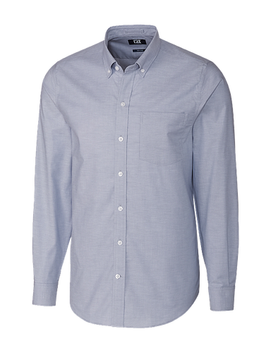 MEN'S BIG & TALL Cutter & Buck Stretch Oxford Long Sleeve Dress Shirt - BCW00138_RC image thumbnail