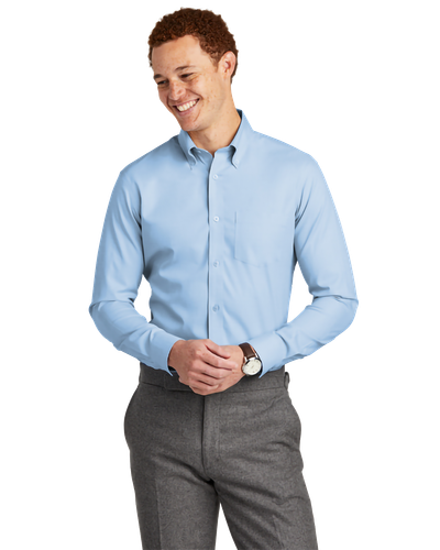 MEN'S Brooks Brothers Wrinkle-Free Stretch Nailhead Shirt - BB18002_1Clr image thumbnail