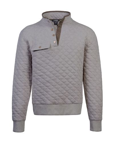 MEN'S Landway Riverton Quilted Snap Pullover - CF-63_1Clr image thumbnail