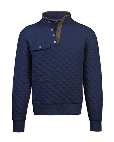 MEN'S Landway Riverton Quilted Snap Pullover - CF-63_1Clr image thumbnail