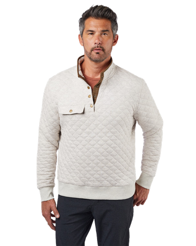 MEN'S Landway Riverton Quilted Snap Pullover - CF-63_1Clr image thumbnail