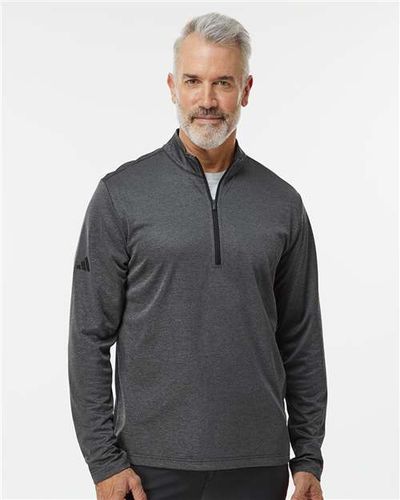 MEN'S Adidas Space Dyed 1/4 Zip - A593_1Clr image thumbnail