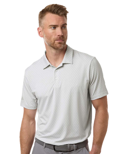 MEN'S Adidas 4-Way Stretch Printed Polo - A716_1Clr image thumbnail