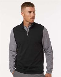 Image of MEN'S Adidas Club 1/4 Zip Vest - A599_1Clr