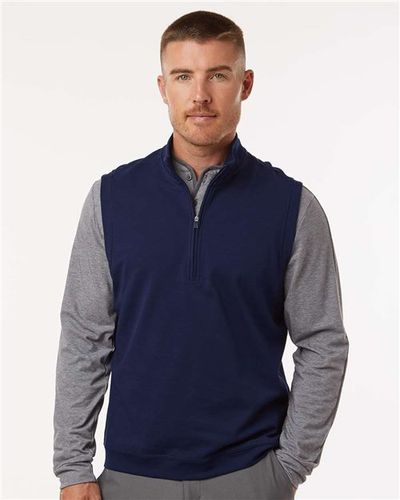 MEN'S Adidas Club 1/4 Zip Vest - A599_1Clr image thumbnail