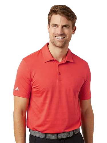 MEN'S Adidas Textured Stripe Polo - A704_1Clr image thumbnail