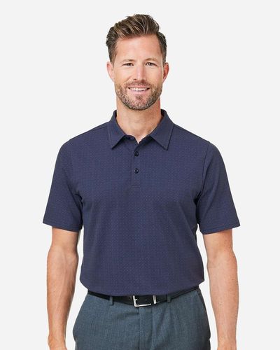 MEN'S Devon & Jones Crownlux Performance Geo Polo - DG101_1Clr image thumbnail