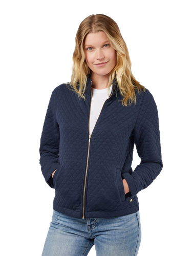 LADIES Landway Seneca Quilted Full Zip Sweater - CF-67_1Clr image thumbnail