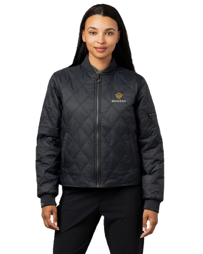 LADIES Storm Creek Altitude Insulated Quilted Bomber Jacket - 3065_2Clr image thumbnail LADIES Storm Creek Altitude Insulated Quilted Bomber Jacket - 3065_2Clr image thumbnail