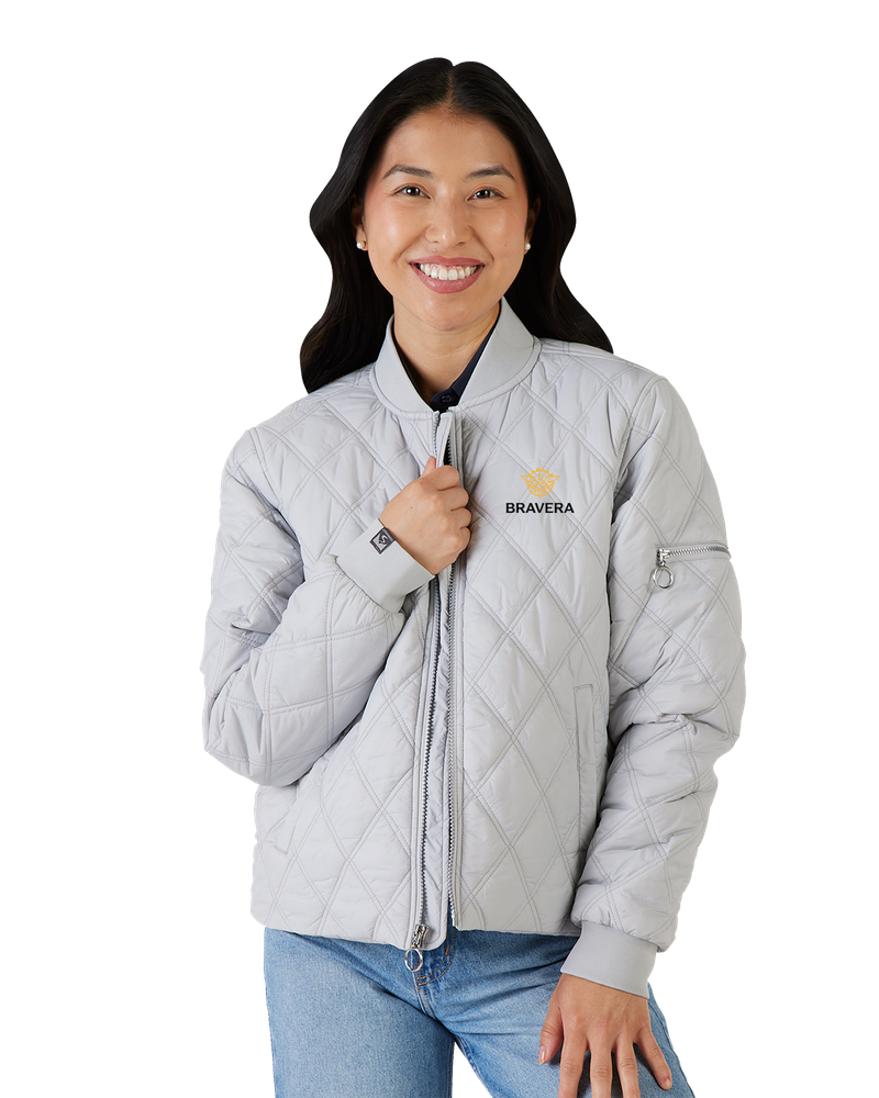 LADIES Storm Creek Altitude Insulated Quilted Bomber Jacket - 3065_2Clr primary image
