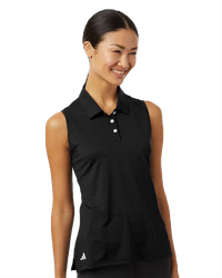 Image of LADIES Adidas Ottoman Sleeveless Polo - A1005_1Clr