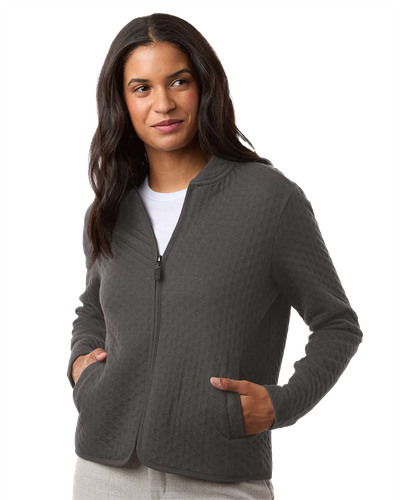LADIES Devon & Jones Berkeley Textured Full Zip - DG740W_1Clr image thumbnail