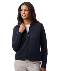 Image of LADIES Devon & Jones Berkeley Textured Full Zip - DG740W_1Clr